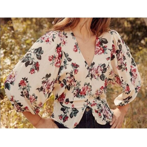 NWT Christy Dawn Emmy Top in Floribunda sz Small - Picture 1 of 4